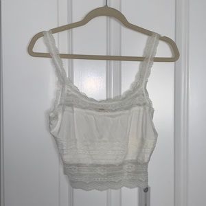 White O’Neill crop tank top/bralette